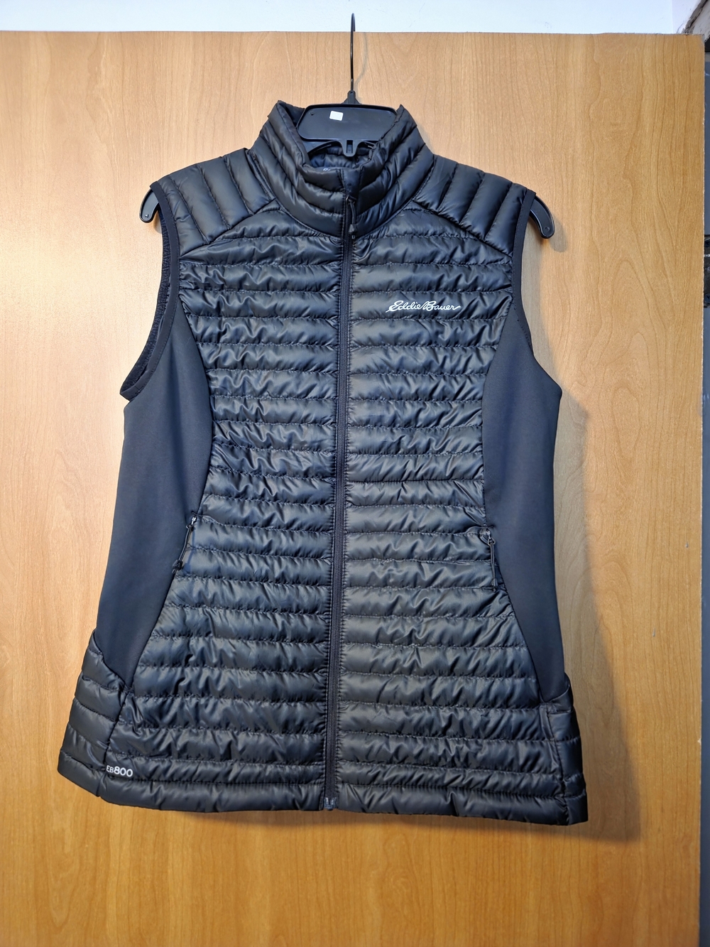 EDDIE BAUER First Ascent Black Quilted Women's Vest Size M